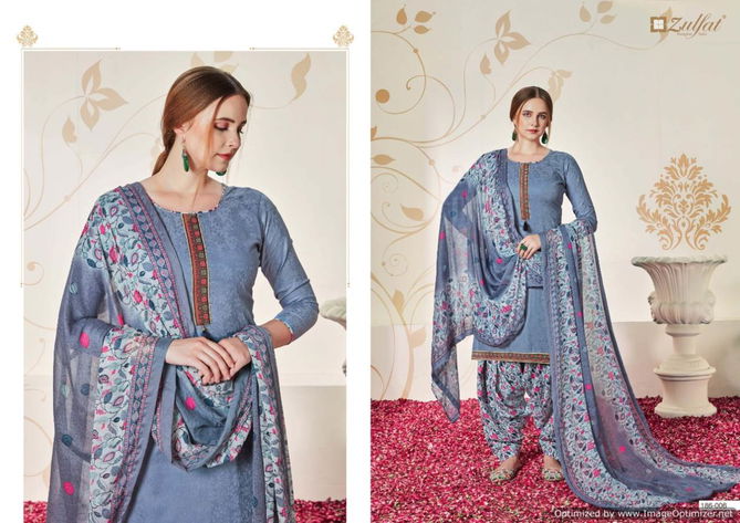 Zulfat Husna E Patiala 2 Heavy Jam Cotton Jacquard Dress Material